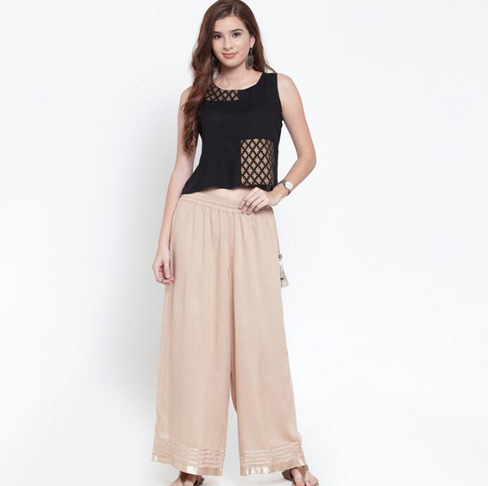 Pantalon traditionnel indien en coton pour femmes, jambes larges, Style ethnique, bas de printemps et d'été,