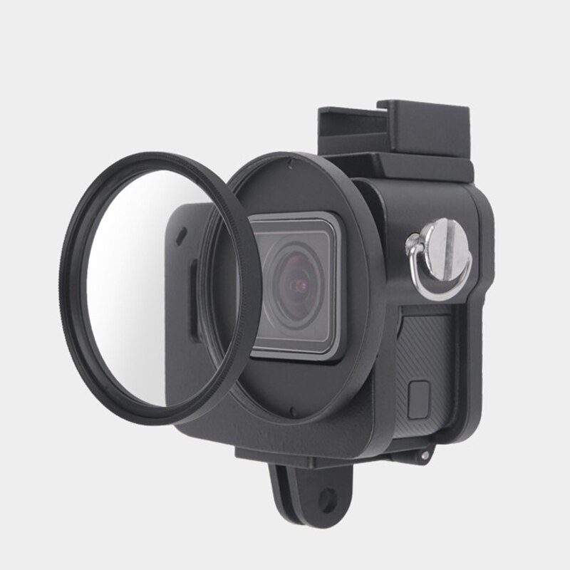 Aluminium Frame Case Lens Protector Housing Shell for GoPro HERO 7/ 6/5 Hard Protective Cage Case Shell