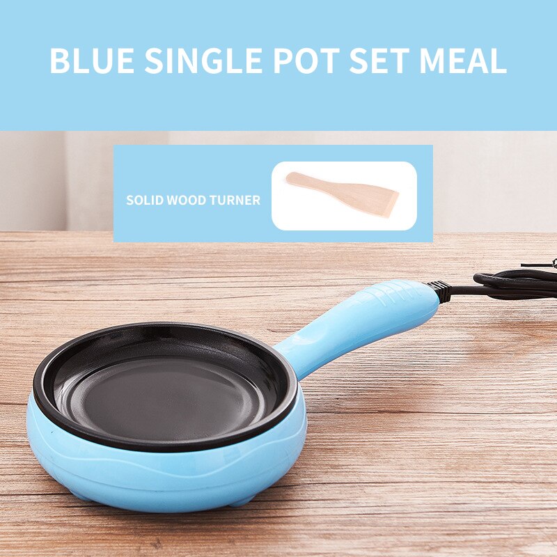 Mini Fried Eggs Artifact Non-Stick Electric Frying Pancake Egg Inserted Cooker Frying Double-layer Food Steamer Electric Pan: B