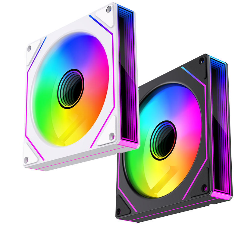 Prism 7 Pro Fan 120 mm Single Pack ARGB Fan Infinity Mirror Daisy Chain ﻿