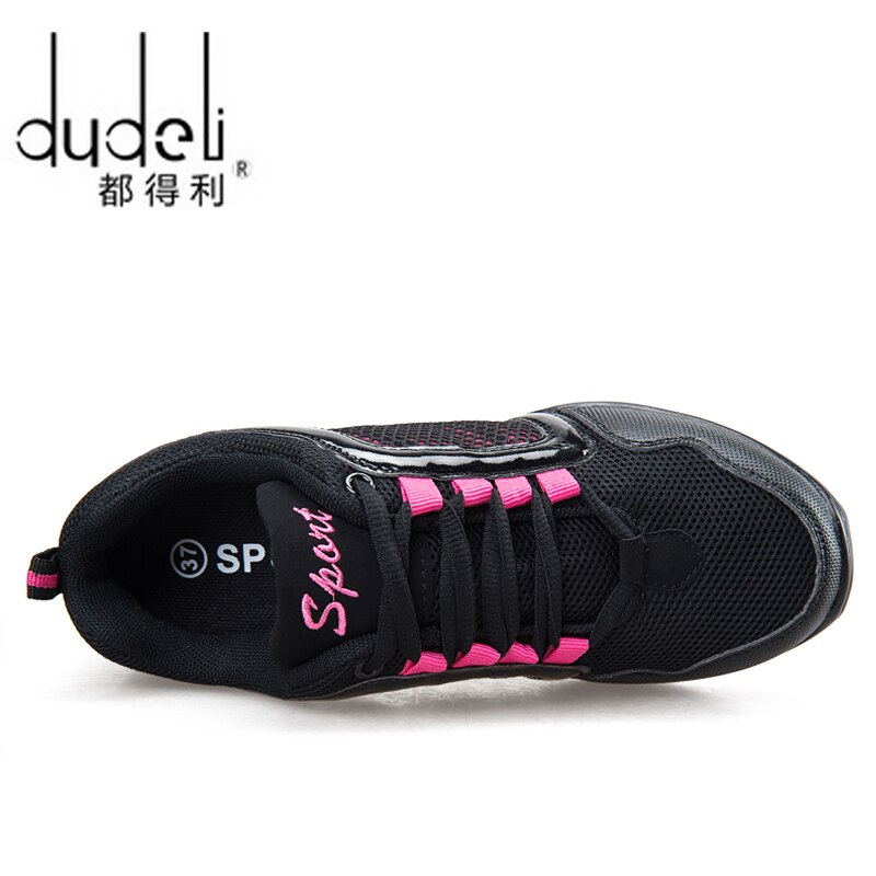 DUDELI EU35-42 deportes característica suela exterior blanda respiración zapatos de baile zapatillas para mujer zapatos de practica zapatos de danza moderna Jazz descuento