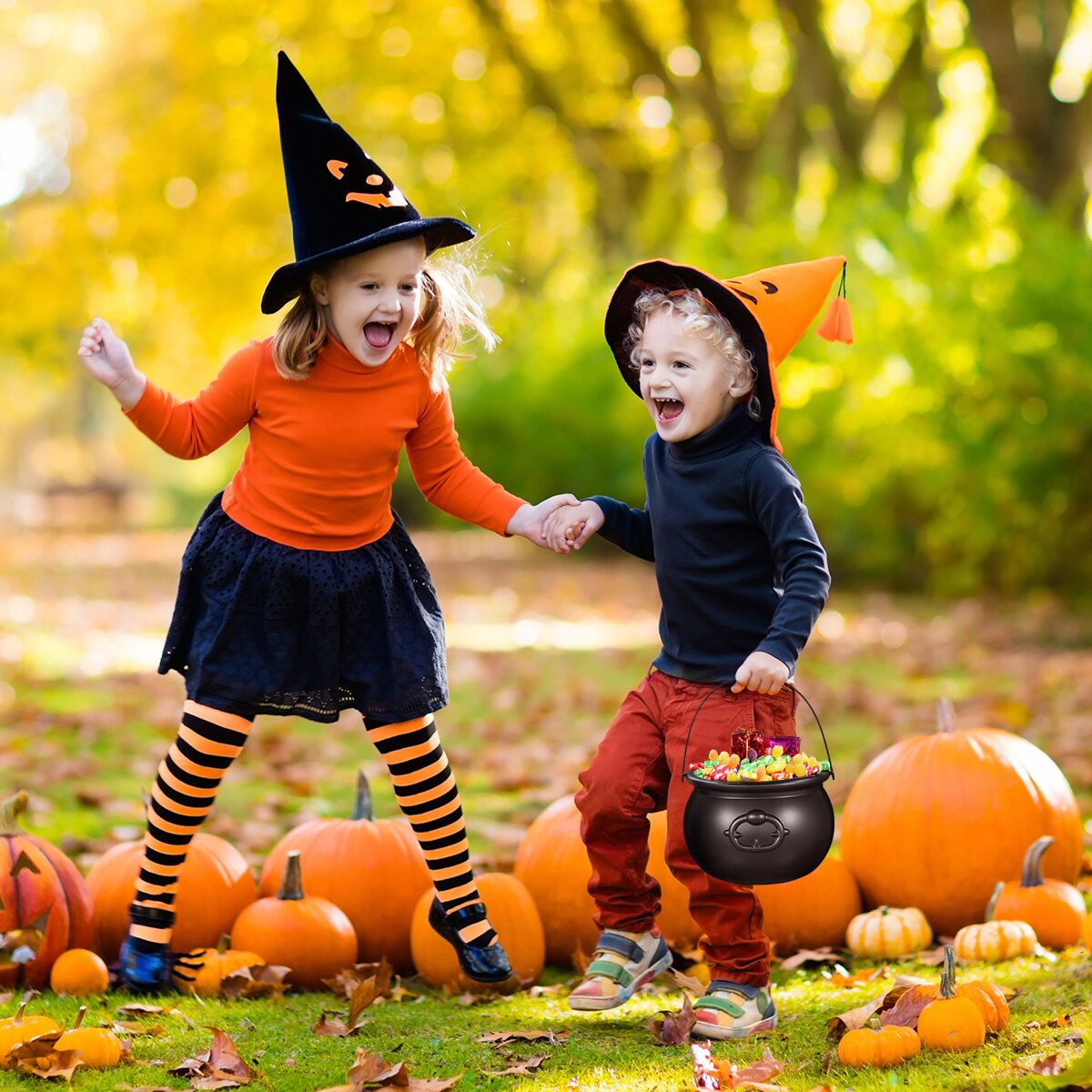 7 kpl musta pata 6 kpl silmämunat halloween karkki ämpäri vedenkeitin juhlat suosii halloween lelujuhlat koristustarvikkeet