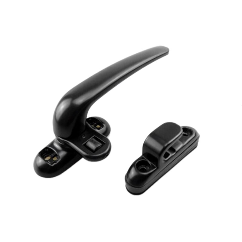 Deur En Raam Handvat Slot Casement Window Lock Wiel Handvat Zwart: Default Title