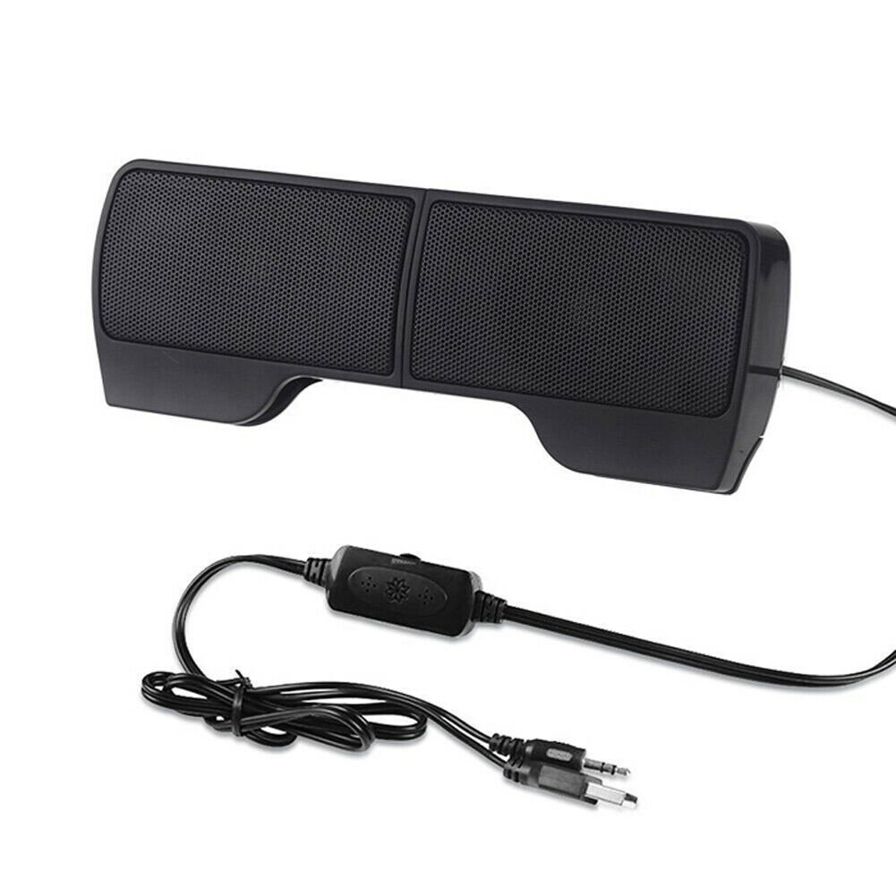 P01 Mini Portable Speaker With 3.5mm Jack 6W USB Clip-on Stereo Speaker For Laptop PC Notebook Volume Amplifier: Advanced