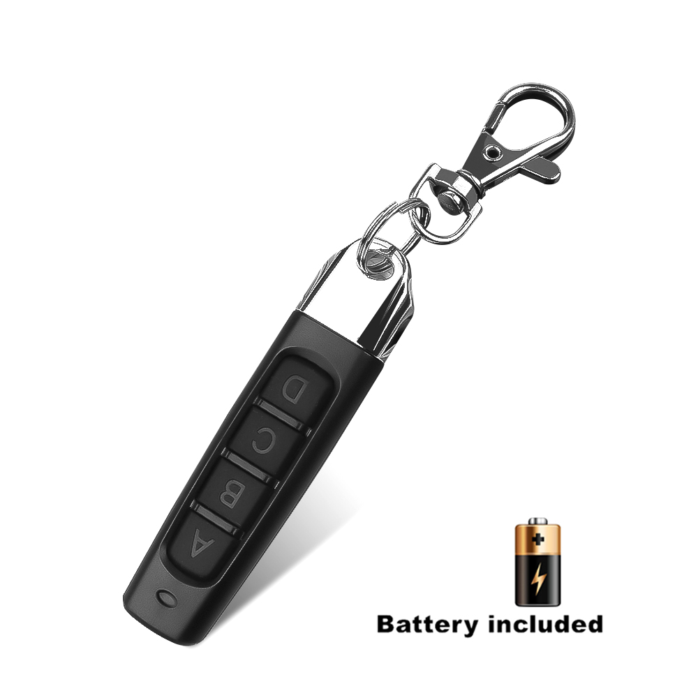 433MHz Auto Copy Remote Control Electric Garage Door Opener 4-Keys Remote Controller Duplicator Clone Cloning Code Transmitter: Yellow