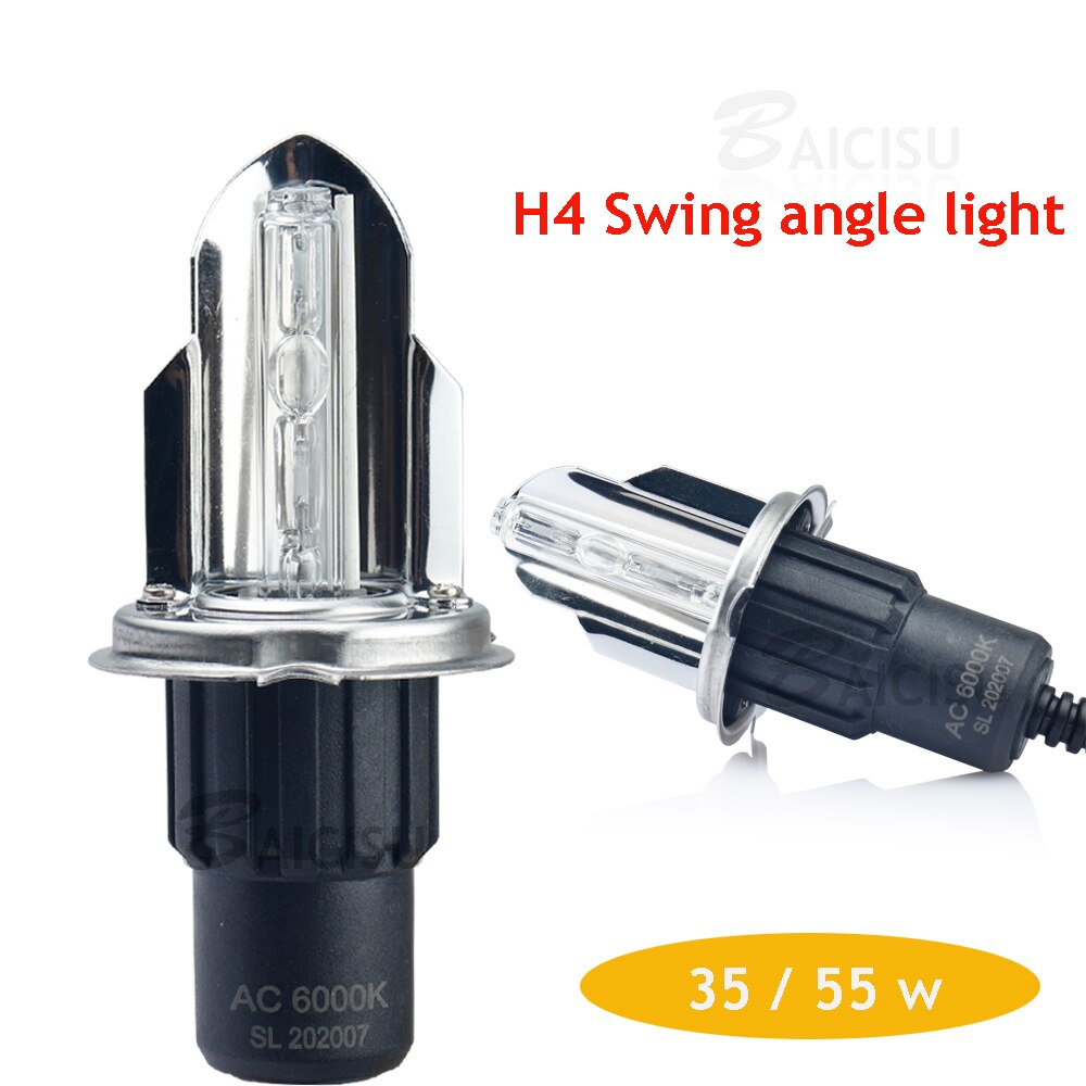 H4 Bixenon Lampen 55W Compatibel 45-35W 4300K-10000K 3000K Geel H4 Swing lampen H4 Xenon Hid Kit Reserveonderdelen H4 Bi Xenon Hid-lampen