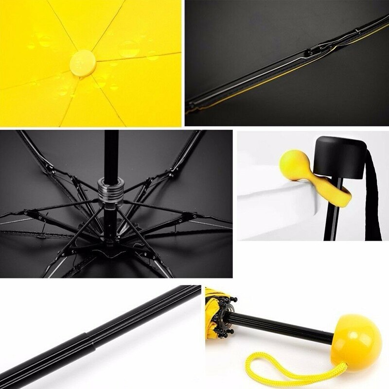Super Mini Capsule Umbrella Rain Woman Clear Pocket Anti-UV Umbrella Windproof 5Folding Umbrellas Compact Rain Children