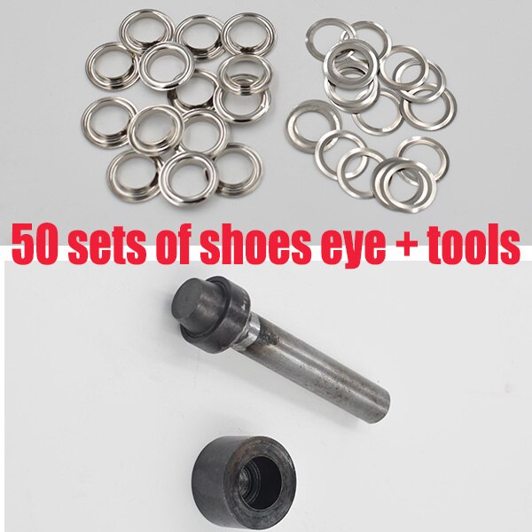 50 Sets Oogjes Binnendiameter 18 Mm Oogjes Metalen Gat Metalen Touw Gat Knop Mallen Knop Gereedschap Snaps Holle Klinknagels: 50eyelets and tools