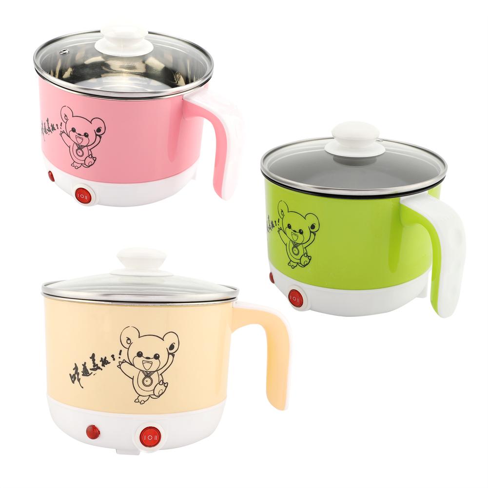 110V 1.8L Mini Rice Cooker Electric Cooking Pot Rapid Noodles Cooker US Plug Portable Travel Electric Rice Cooker