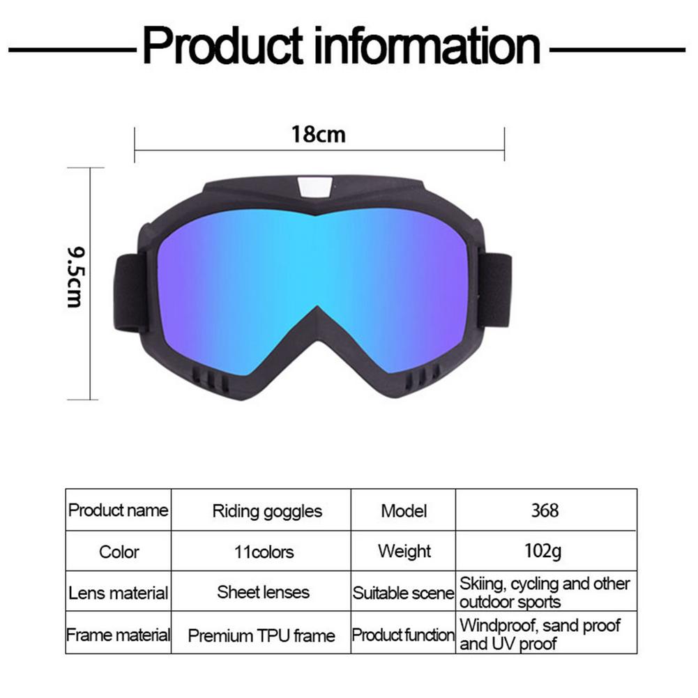 Motorradbrille Klar Motocross-Brille Von BOLLFO – UV-Schutz, Kratzfest, Für Offroad, Motorrad & ATV Dirt 4 Ps4
