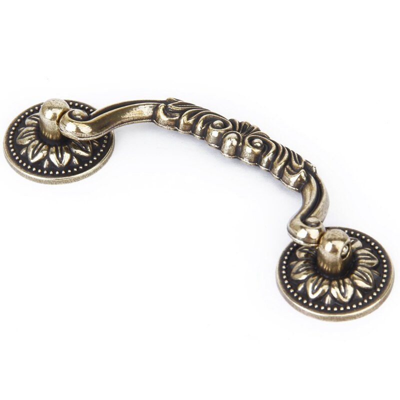 1 x Retro Cupboard Cabinet Drawer Door Pull Handle 12.5cm---Bronze