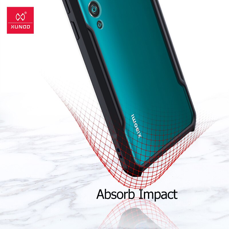 For Xiaomi Mi Note 10 Case XUNDD Airbags Shockproof Transparent Back Cover for Xiaomi CC9 Pro capa for Xiaomi Note10 Pro чехол