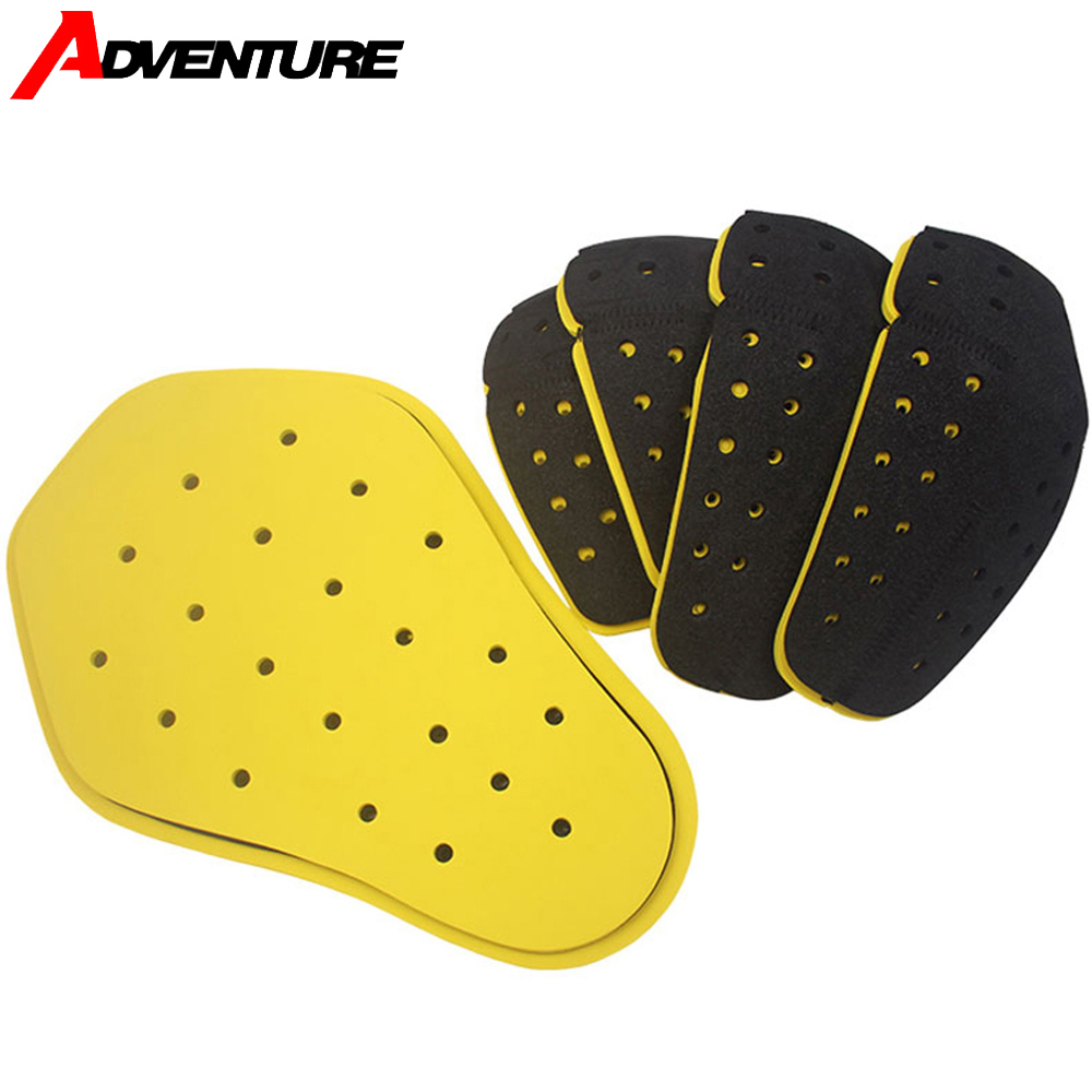 Motorcycle Protective Gear Back Protection Motocross Jacket CE Protector Shoulder Pads Elbow Pads Motorcycle Equipment Insert: Khaki