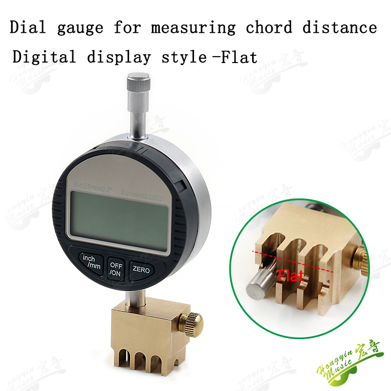 Cuerda de guitarra de baquelita popular, regla de distancia, medición de altura, medidor de dial, herramientas de mantenimiento de instrumentos hechas a mano para estudio: Gris claro