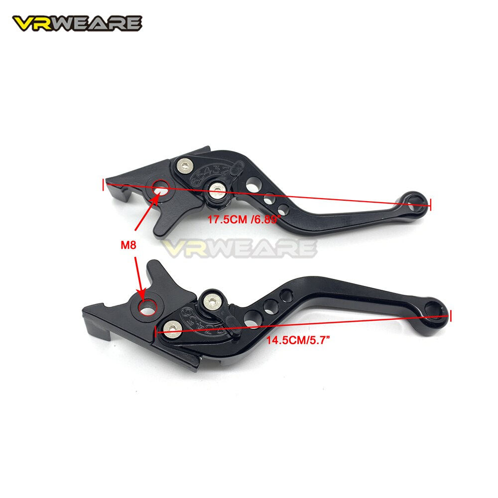 CNC Alloy Motorcycle Clutch Brake Lever Handle Left right brake Fit for Motorbike Modification