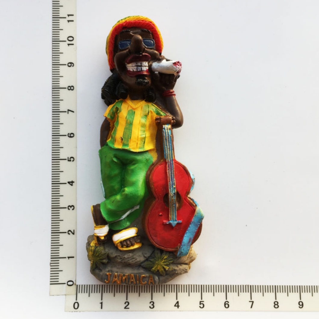 North America Jamaica 3D Fridge Magnets Tourist Souvenir Decoration Articles Handicraft Magnetic Refrigerator Collection: AJM21110007