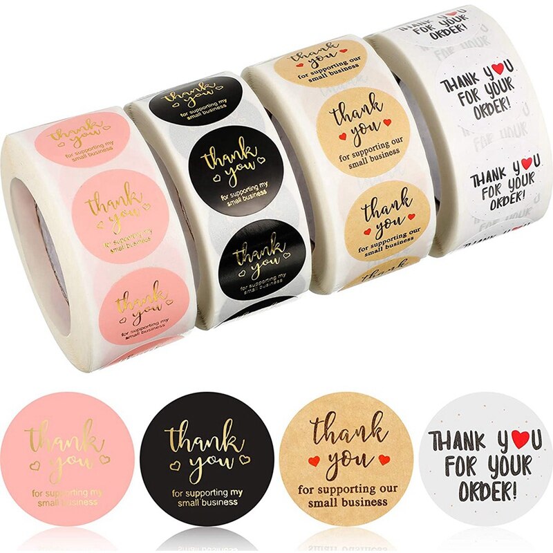 Pegatinas De Agradecimiento De 1 Pulgada, Decoraci... – Vicedeal