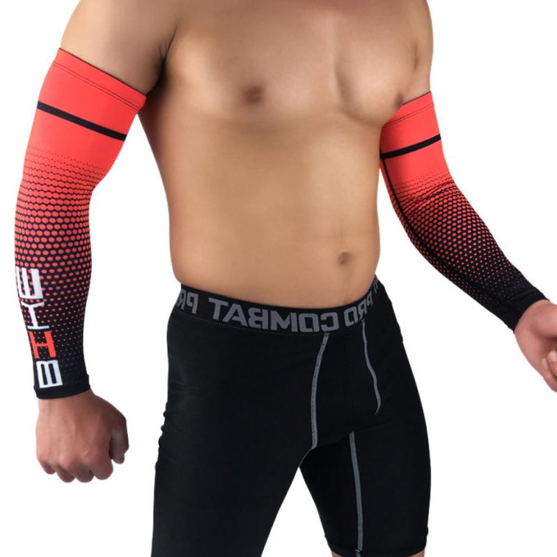 2Pcs Sport Cycling Running Bicycle UV Sun Protection Cuff Cover Protective Arm Sleeve Bike Arm Warmers Sleeves