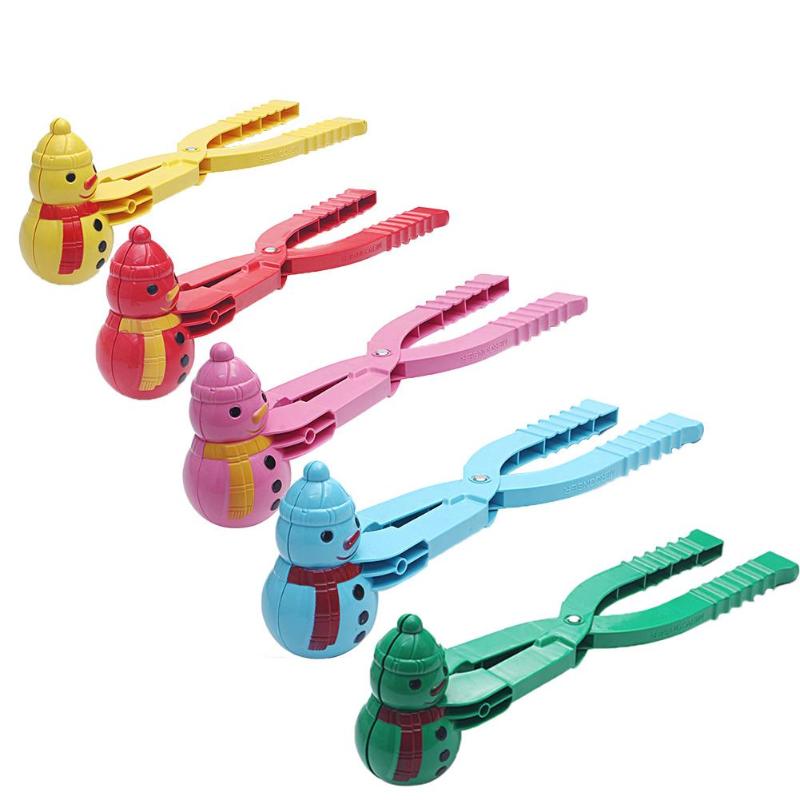 Winter Schneemann Kunststoff Schneeball Clip Schnee Ball Maker Outdoor-Sport Kinder Spielzeug Schnee, Der Sand Form Werkzeug Zufällige Farbe: Default Title
