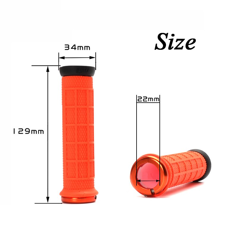 ODI Grips Aluminum Alloy Lock Ring Mountain Bike Grips Silicon Bicycle Handlebar Grip Shock Absorber MTB Bike Handle Bar Part