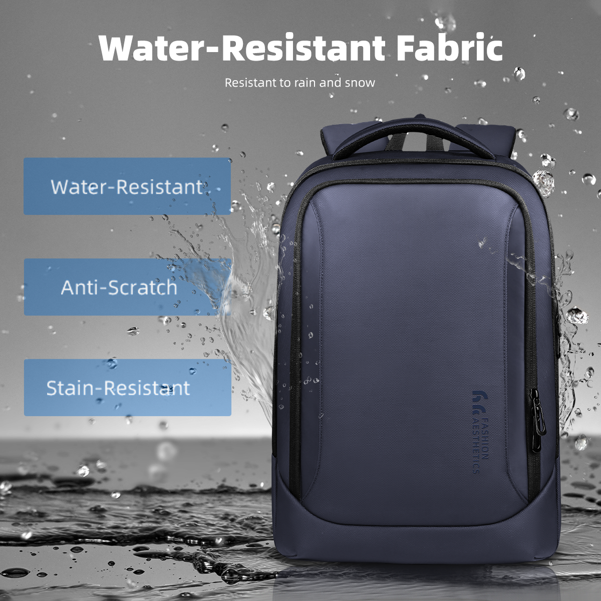 Mochila de viaje Heroic Knight de gran capacidad, impermeable, mochila para ordenador portátil de 15,6 ", mochila de trabajo para , mochila escolar