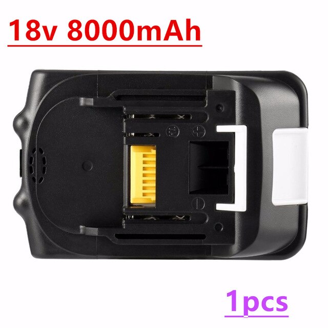 100% Originele Voor Makita 18V 12000Mah Oplaadbare Power Tools Batterij Met Led Li-Ion Vervangende Lxt BL1860B BL1860 BL1850: 8000mAh
