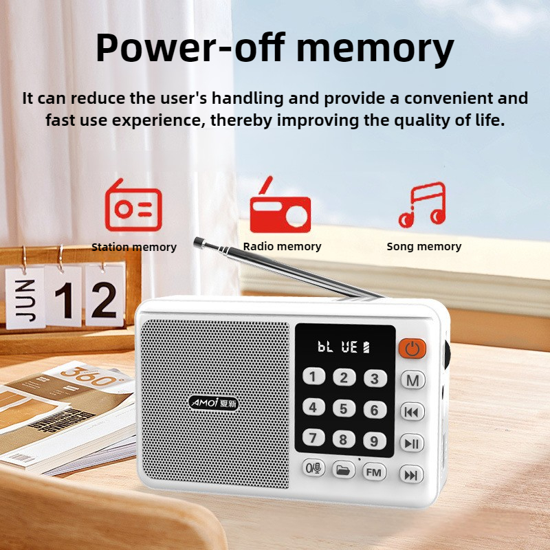 Radio Fm Radios Portable Portátil Receiver Small Emergency Recargable Ham Bluetooth Sound Box Kuchenne Am Fm Mini Vintage