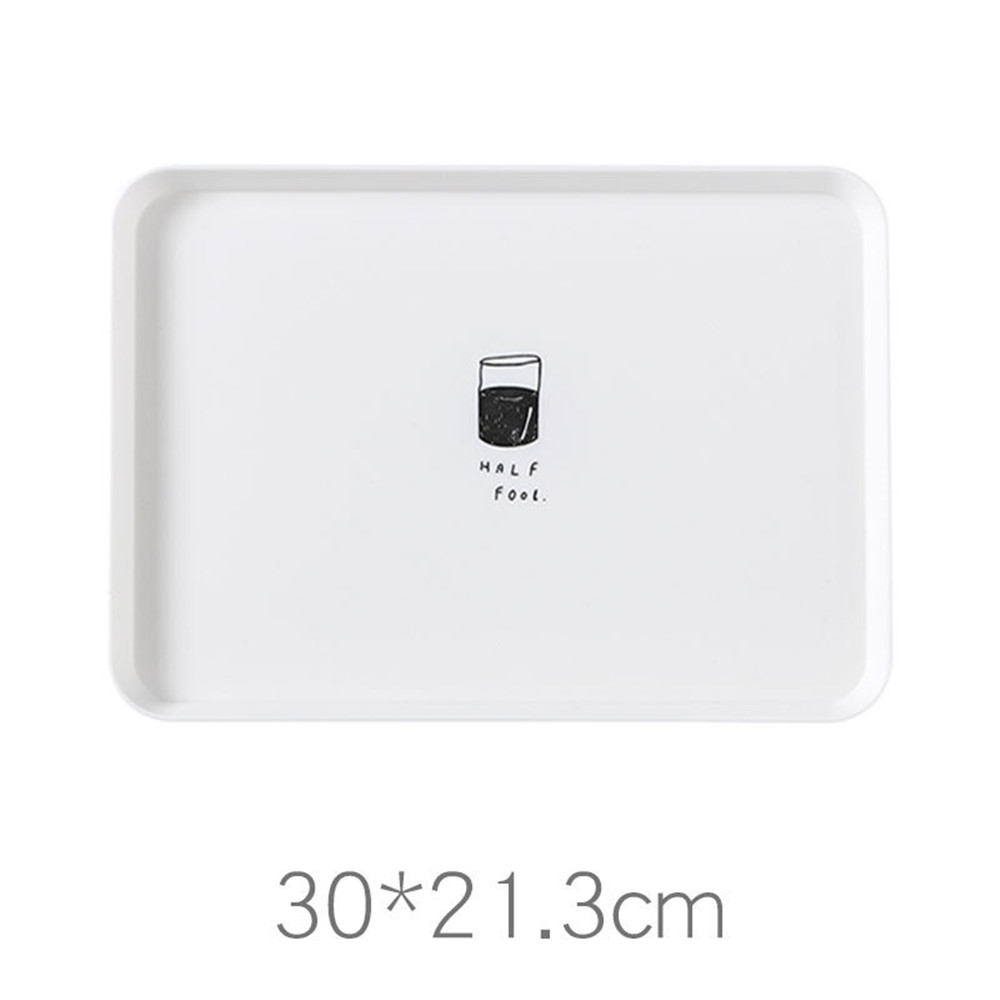 The Brot Kunststoff-Tablett PP, contenedor de postre, bandejas de Werkzeuge Geschirr Einfache Dekoration Geschenk, 1 Uds.