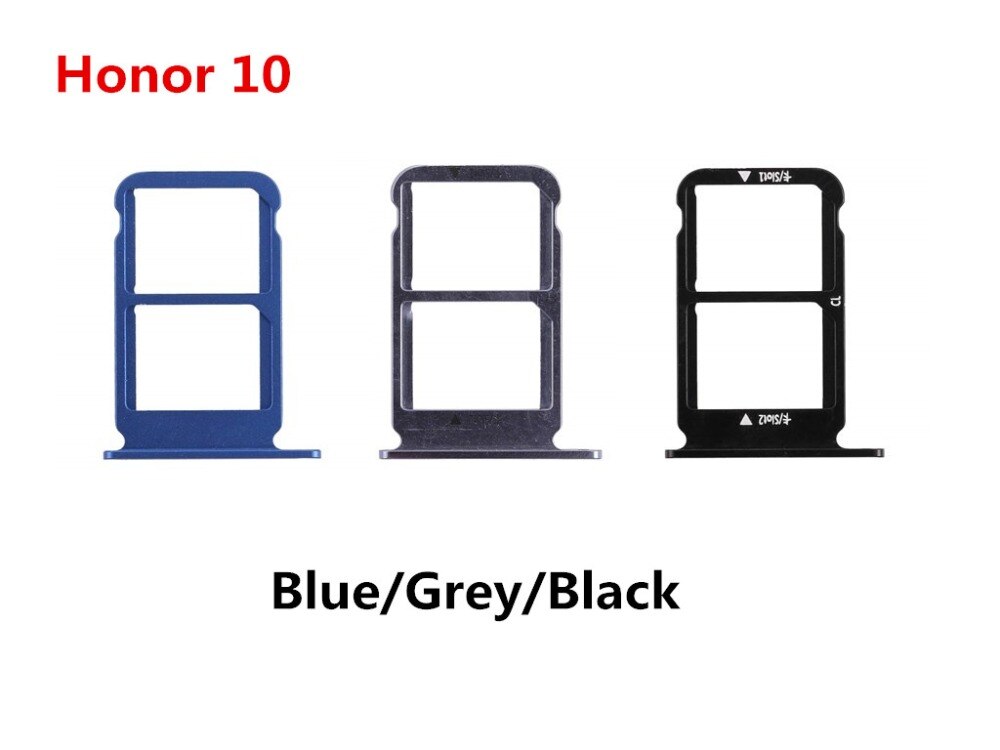 SIM Card Tray for Huawei Honor 10 Sim Card Holder Slot Adpater Replacement Part