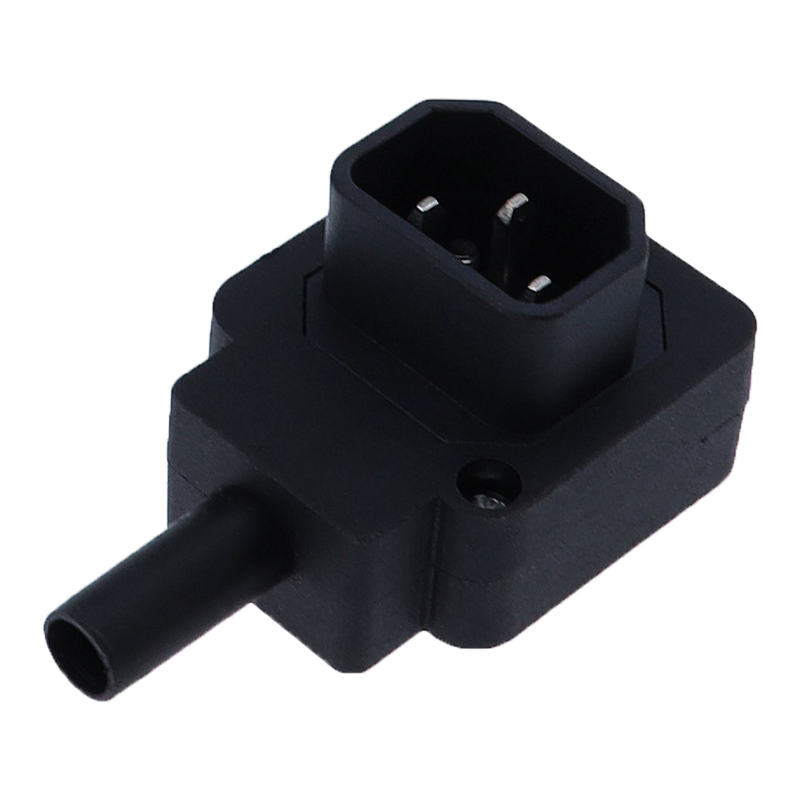 Codo negro C15 C13 C14 cable de alimentación cableado enchufe de alimentación ensamblar conector IEC salida PDU UPS enchufe de CA eléctrico 10A 250V: Marfíl