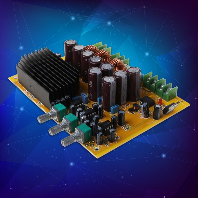 2.1-channel 300W+2x150W TAS5630 Class-D Subwoofer Digital Amplifier Amplificador