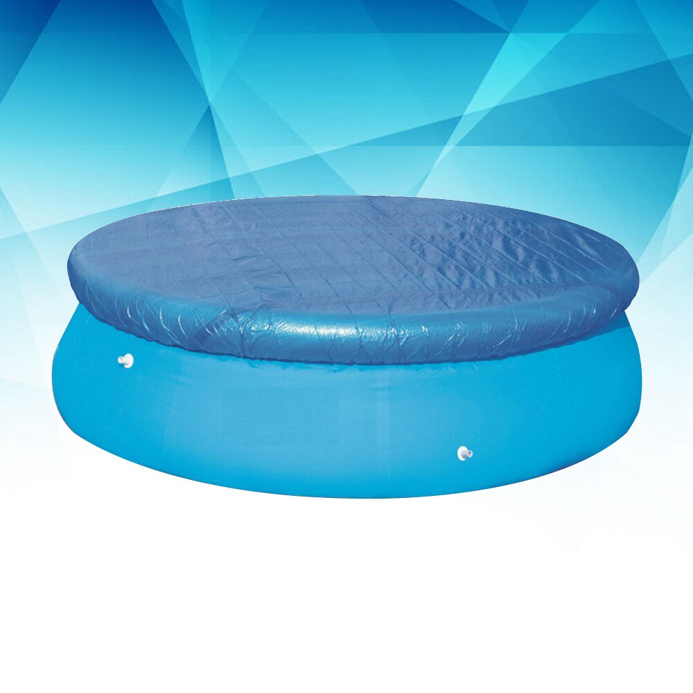 457cm/ 15ft Diameter Round Easy Set Pool Cover for Frame Pools Inflatable Swimming Fast Set Pool: Default Title