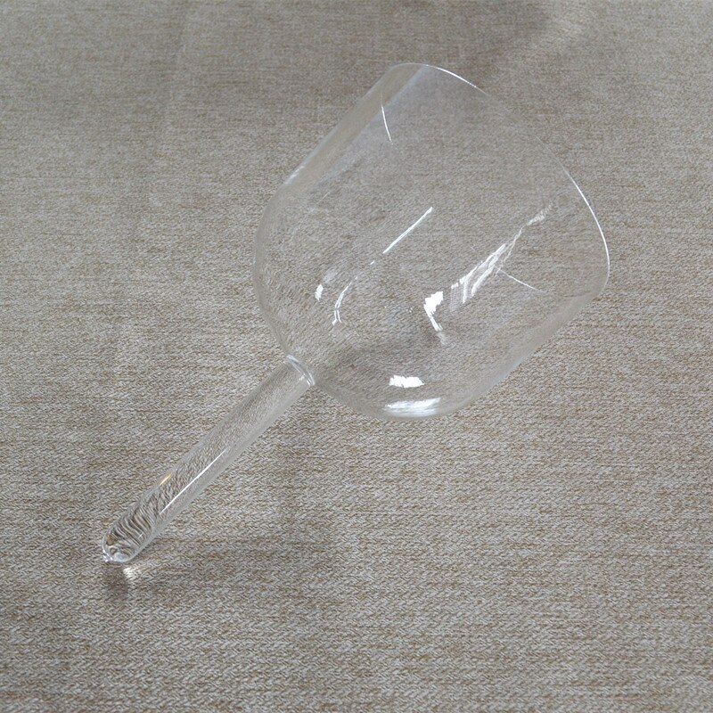 HF 4" Clear Crystal Singing Bowl With Handle For Enjoying Relax