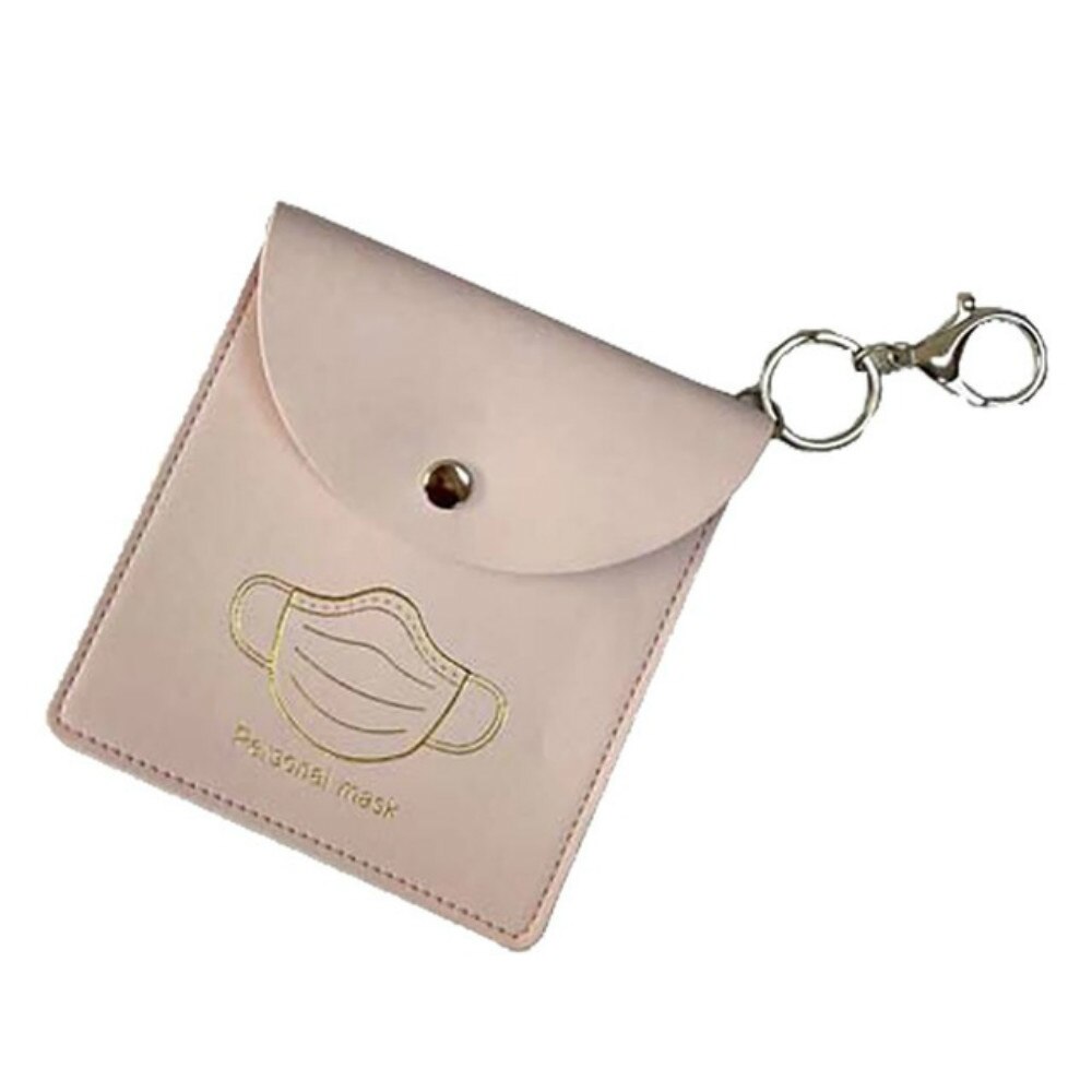 Sacs de protection pour masques faciaux portables, portefeuille, sac de protection pour le nettoyage de la , boîte de rangement pour masques: Pink