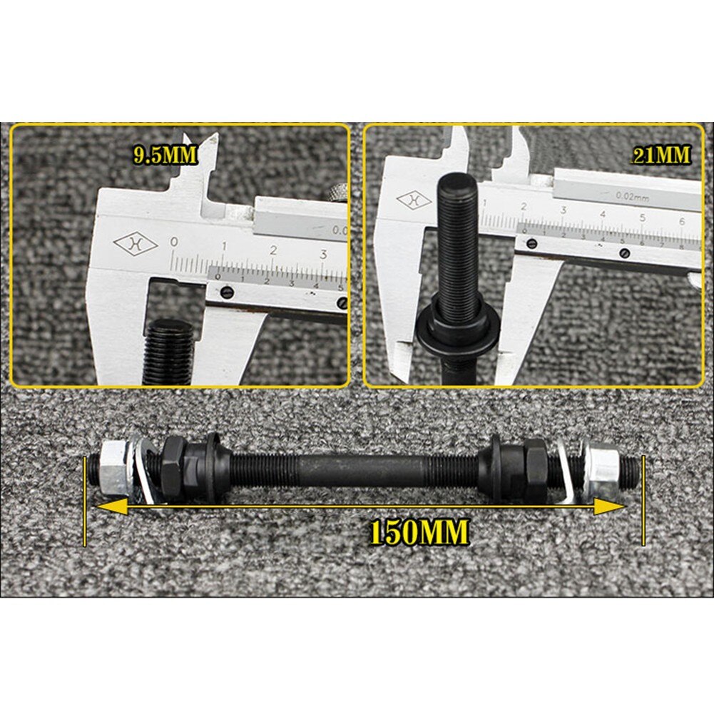 1 Pair Mountain Bike Wheel Hub Axle Front Rear Solid Spindle Shift Shaft Lever For MTB Road Bicycle Common Ball Hub Cycling Part