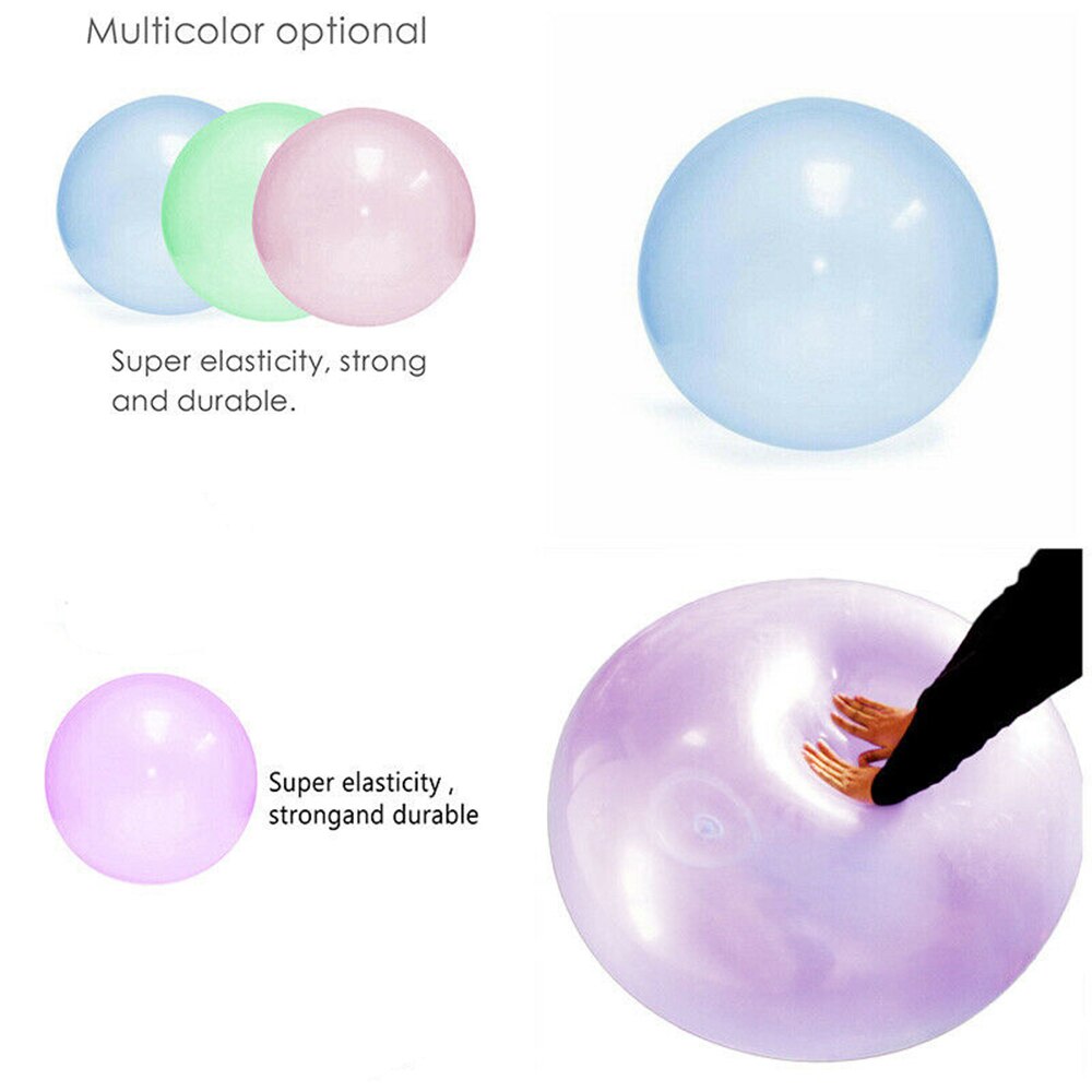 L S M Größe Kinder Outdoor Soft Air Wasser Gefüllt Blase Ball Blow Up Ballon Spielzeug Spaß Party Spiel für Kinder Aufblasbare