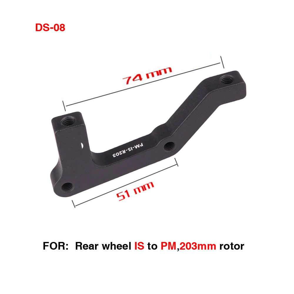 Fahrrad-Scheibenbremsscheiben-Montageadapter, MTB, ultraleichte Halterung, IS PM A B auf PM A, Fahrrad-Scheibenbremsen-Adapter für 140 160 180 203 mm