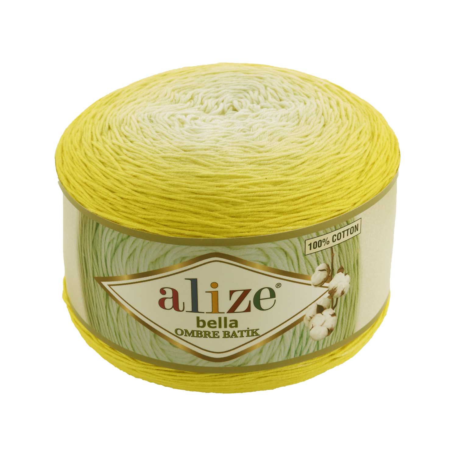 % 100 Katoen 1 Pack ( 2 Ballen) Alize Bella Ombre Batik Hand Breien Garen (1 Bal: 250 Gram 900 Meter) Haak Tool Kit: 7414