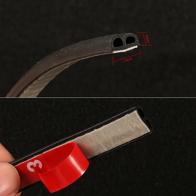 Auto-styling Auto 4/5/10/16Meter B Type Auto Rubberen Afdichting Geluidsisolatie Tochtstrip rand Geluidsisolatie Auto Deur Afdichting Strip