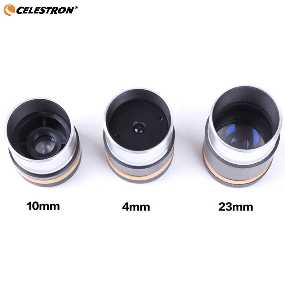 CELESTRON Aspheric Eyepiece Telescope HD Wide Angle 62 Degree Lens 4/10/23mm