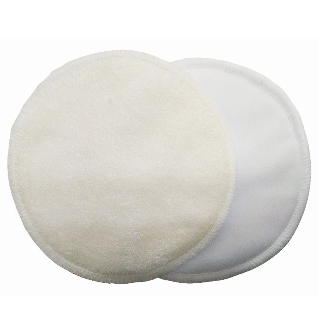 1 Pc Willekeurige Kleur Biologische Bamboevezel Wasbare Herbruikbare Nursing Pads Voor Na Bevalling Moeder