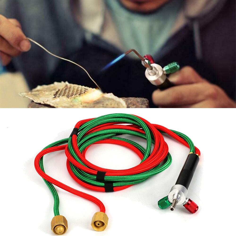 Butaan Acetyleen Gas Lastoorts Zuurstof Snijgereedschap Kit Met 5 Nozzles Duurzaam Hoge Gas Lastoorts Nozzle hoofd