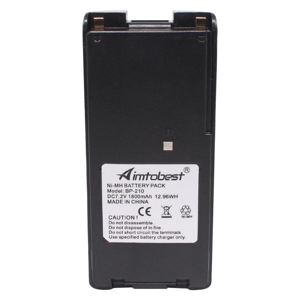 BP210 BP-210N BP-209 1800mAh NI-MH akku für ICOM IC-V8 IC-V82 IC-A24 IC-A6 IC-F3G IC-F30 IC-F40 IC-F11 IC-F22 IC-F4G Radio: 1800mAh Kapazität