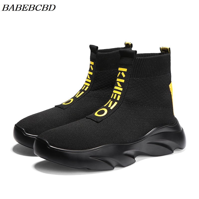 Schoenen Voor Mannen Sneakers Casual Mannen Sok Schoenen Ademend Tenis Masculino Adulto Hoge Top Man Trainers Zapatos Hombre Sapatos