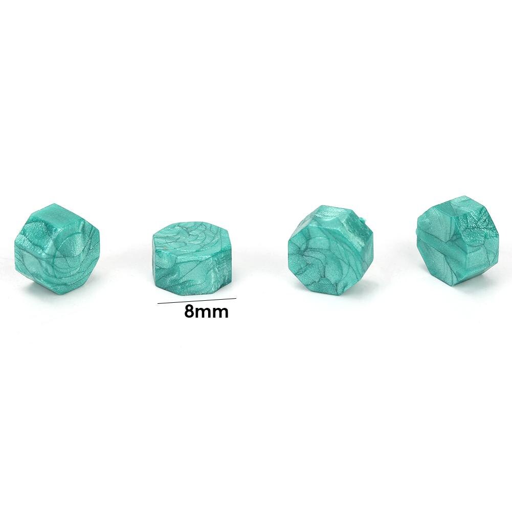60/100 pièces Vintage cire à cacheter octogone Granule rétro perles pour lettres personnelles douane estampage accessoires décoratifs: M