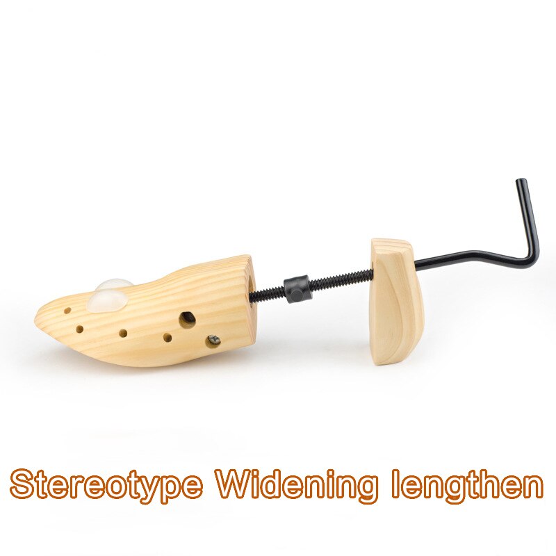 1 Piece Wood Wooden Shoe Trees Adjustable Shape For Women And Men Shoes Tree Shoe Stretchers Pumps Boots Expander