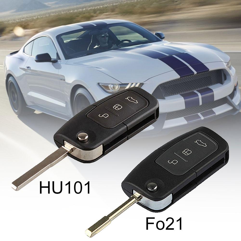 3 Buttonss Remote Flip Folding Autosleutel Fob Shell Cover Voor Ford Focus Mondeo