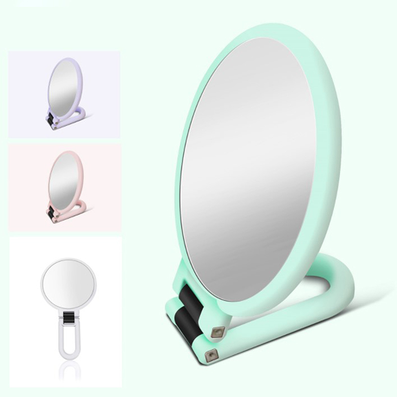 Espejo de doble cara para maquillaje, accesorios de cosmética para tocador, compacto, con aumento de 2/5/10/15X