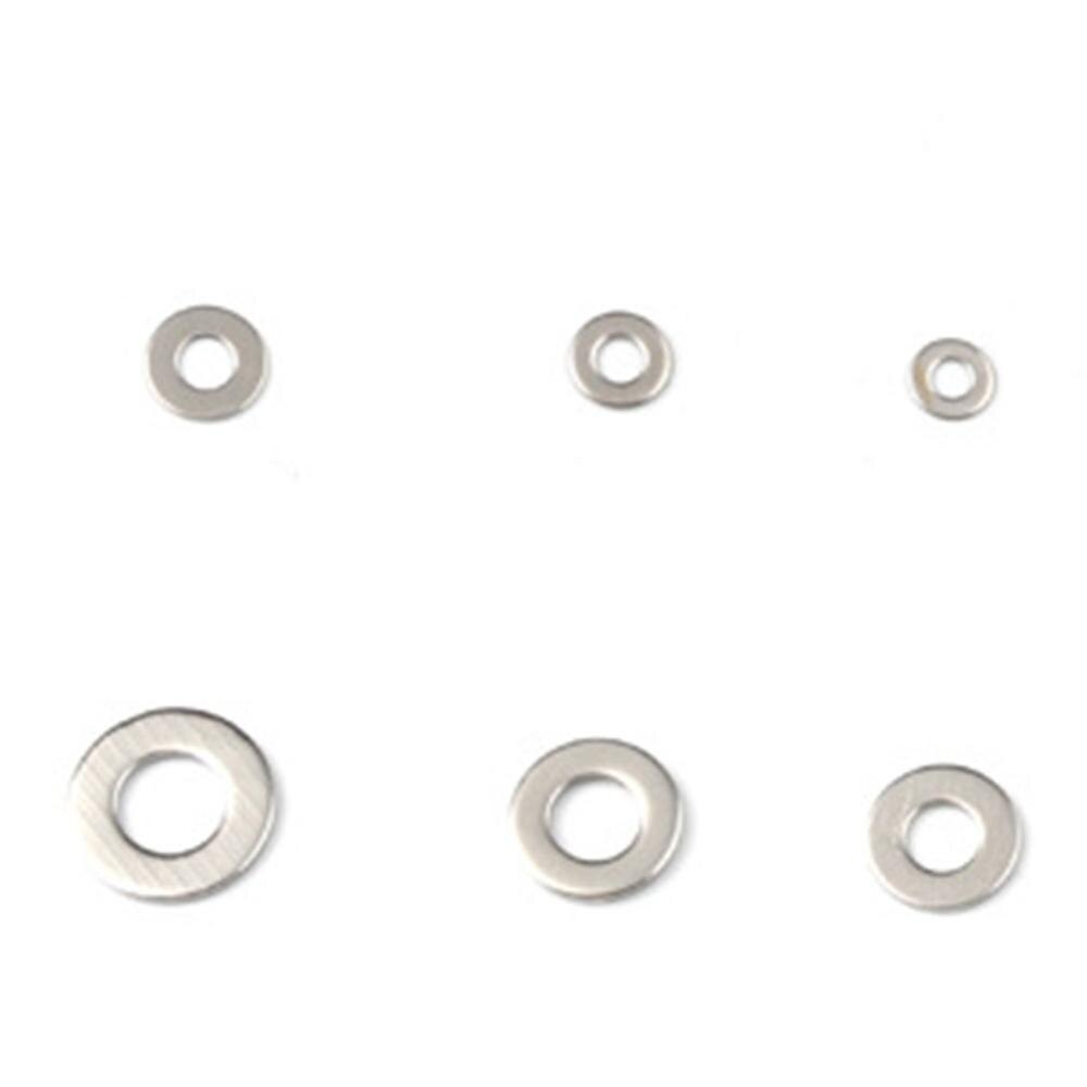 800pcs M1.6 M2 M2.5 M3 M4 M5 M6 M8 M10 M12 M14 M16 GB97 304 Stainless Steel Flat Washer Plain Washer Flat gasket