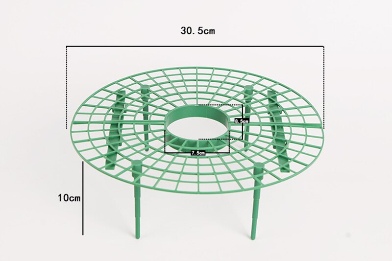 Plastic strawberry holder Growing Support frame Climbing Plant Tray Rack Shelf Vegetable Fruit Stand Gardening Bracket Protecter: Default Title